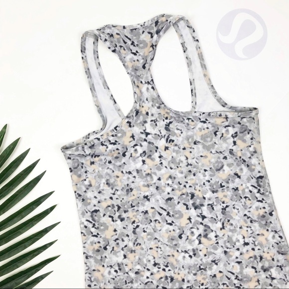 lululemon athletica Tops - Lululemon Cool Racerback Grey Black Size 4